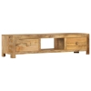 Mueble para TV de madera maciza de mango 140x30x32 cm