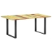 Mesa de comedor de madera maciza reciclada 180x90x76 cm