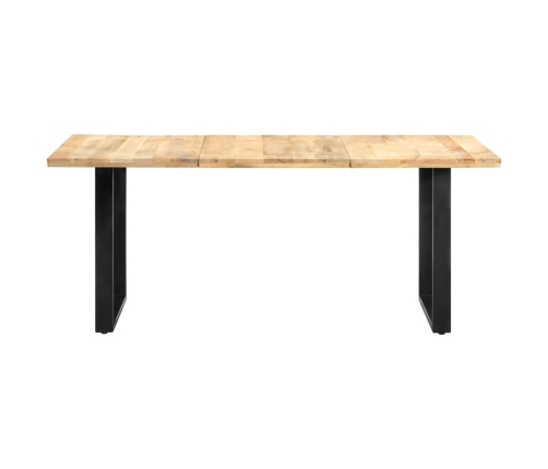 Mesa de comedor de madera maciza de mango 180x90x76 cm