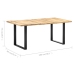 Mesa de comedor de madera maciza de mango 180x90x76 cm