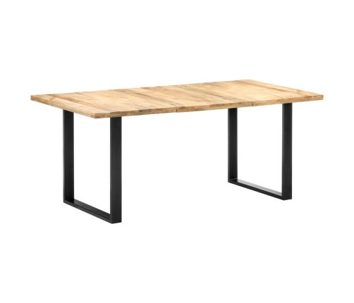 Mesa de comedor de madera maciza de mango 180x90x76 cm