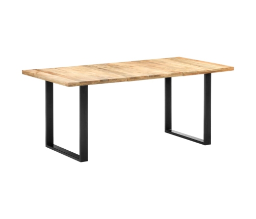 Mesa de comedor de madera maciza de mango 180x90x76 cm