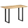 Mesa de comedor madera maciza reciclada 120x60x76 cm