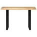 Mesa de comedor madera maciza reciclada 120x60x76 cm