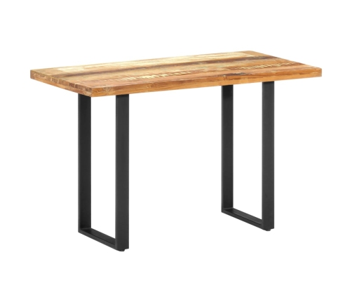 Mesa de comedor madera maciza reciclada 120x60x76 cm