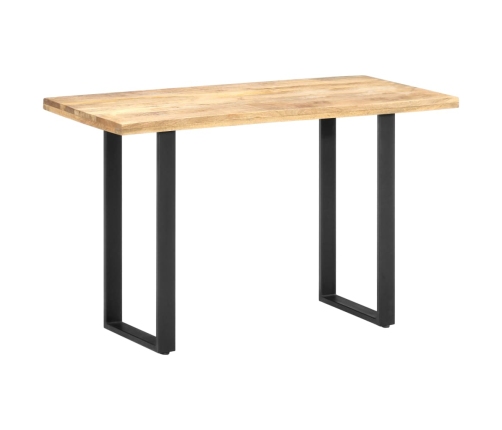 Mesa de comedor de madera maciza de mango 120x60x76 cm