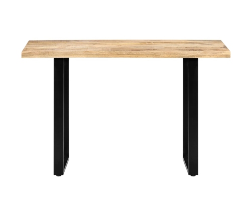 Mesa de comedor de madera maciza de mango 120x60x76 cm