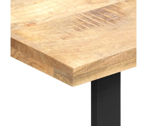 Mesa de comedor de madera maciza de mango 120x60x76 cm