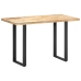 Mesa de comedor de madera maciza de mango 120x60x76 cm