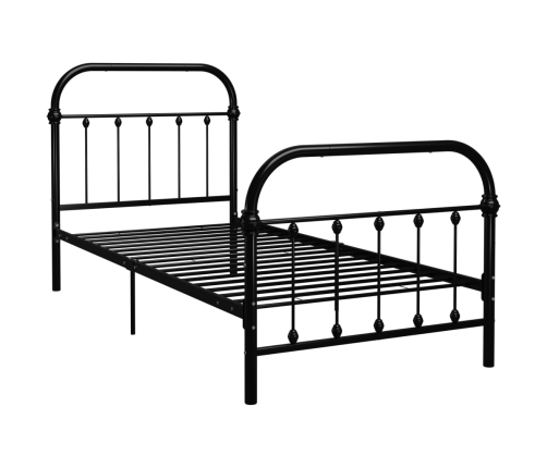 vidaXL Estructura de cama de metal 90x200 cm