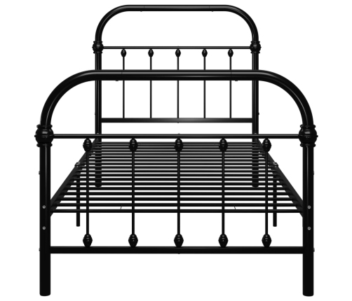 vidaXL Estructura de cama de metal 90x200 cm