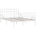 vidaXL Estructura de cama con somier metal blanco 120x200 cm