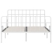 vidaXL Estructura de cama con somier metal blanco 120x200 cm