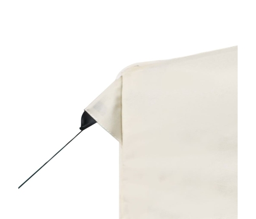 Carpa plegable profesional de aluminio color crema 2x2 m