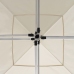 Carpa plegable profesional de aluminio color crema 2x2 m