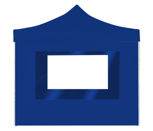 Carpa plegable profesional con paredes aluminio azul 2x2 m