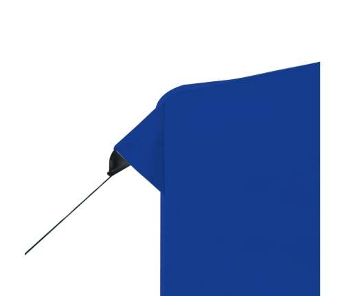 Carpa plegable profesional con paredes aluminio azul 2x2 m