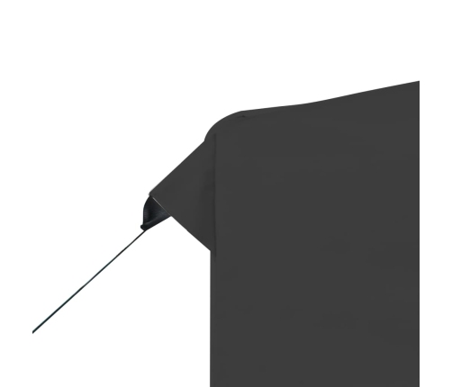 Carpa plegable profesional con paredes aluminio gris 2x2 m