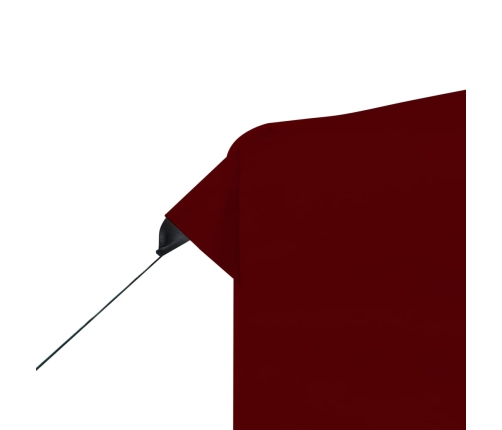 Carpa plegable profesional paredes aluminio color burdeos 2x2 m