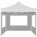 Carpa plegable profesional con paredes aluminio blanco 2x2 m