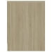 vidaXL Mesita de noche madera contrachapada color roble 40x30x40 cm