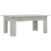 vidaXL Mesa de centro madera contrachapada gris hormigón 100x60x42 cm