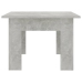 vidaXL Mesa de centro madera contrachapada gris hormigón 100x60x42 cm