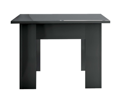 Mesa de centro madera de ingeniería gris brillante 100x60x42 cm