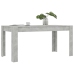 Mesa de comedor madera de ingeniería gris hormigón 160x80x76 cm