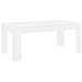 vidaXL Mesa de comedor madera contrachapada blanco 180x90x76 cm