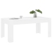 vidaXL Mesa de comedor madera contrachapada blanco 180x90x76 cm