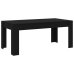 vidaXL Mesa de comedor de madera de ingeniería negro 180x90x76 cm