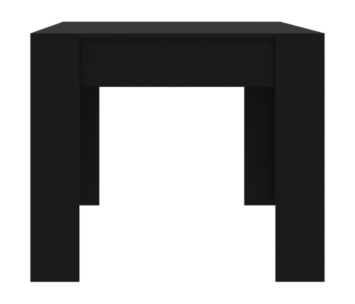 vidaXL Mesa de comedor de madera de ingeniería negro 180x90x76 cm