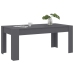 Mesa de comedor madera contrachapada gris 180x90x76 cm