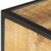 Mueble de TV de madera maciza de mango 130x30x39 cm