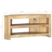 Mueble esquinero para TV de madera maciza de mango 90x45x45 cm