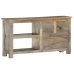 Mueble de TV de madera maciza de mango 100x30x55 cm