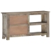 Mueble de TV de madera maciza de mango 100x30x55 cm