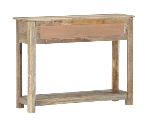 Mesa consola de madera maciza de mango 100x30x76 cm