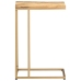 Mesa auxiliar de madera maciza de mango 35x45x65 cm