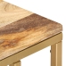 Mesa auxiliar de madera maciza de mango 35x45x65 cm