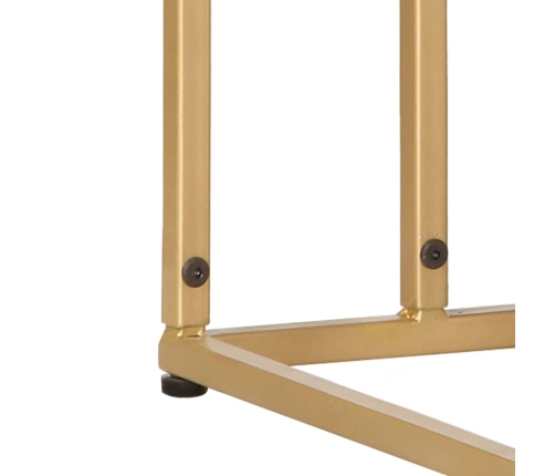 Mesa auxiliar de madera maciza de mango 35x45x65 cm