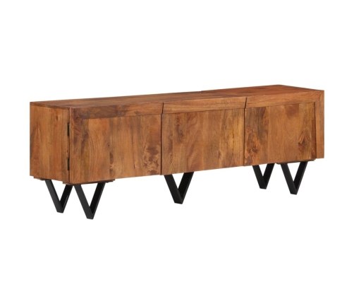 Mueble para TV de madera maciza de mango 140x30x46 cm