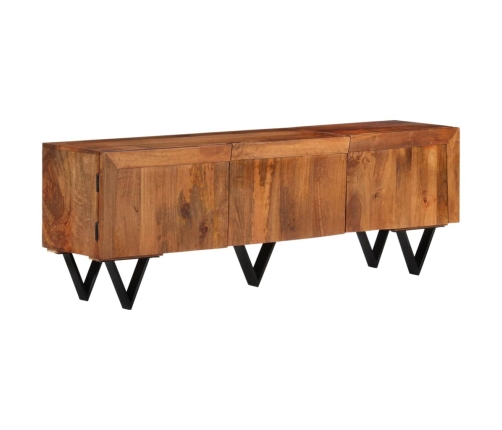 Mueble para TV de madera maciza de mango 140x30x46 cm