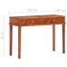 Mesa consola de madera maciza de acacia 110x40x76 cm