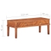 Mueble para TV de madera maciza de acacia 110x40x41 cm