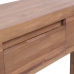 Mesa consola de madera maciza de teca 145x30x80 cm