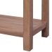 Mesa consola de madera maciza de teca 145x30x80 cm