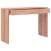 Mesa consola de madera maciza de teca 110x35x75 cm