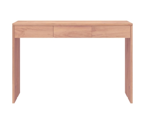 Mesa consola de madera maciza de teca 110x35x75 cm